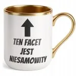 Kubek Premium Złoty Ten Facet Jest Niesamowity Dla Mężczyzny Prezent