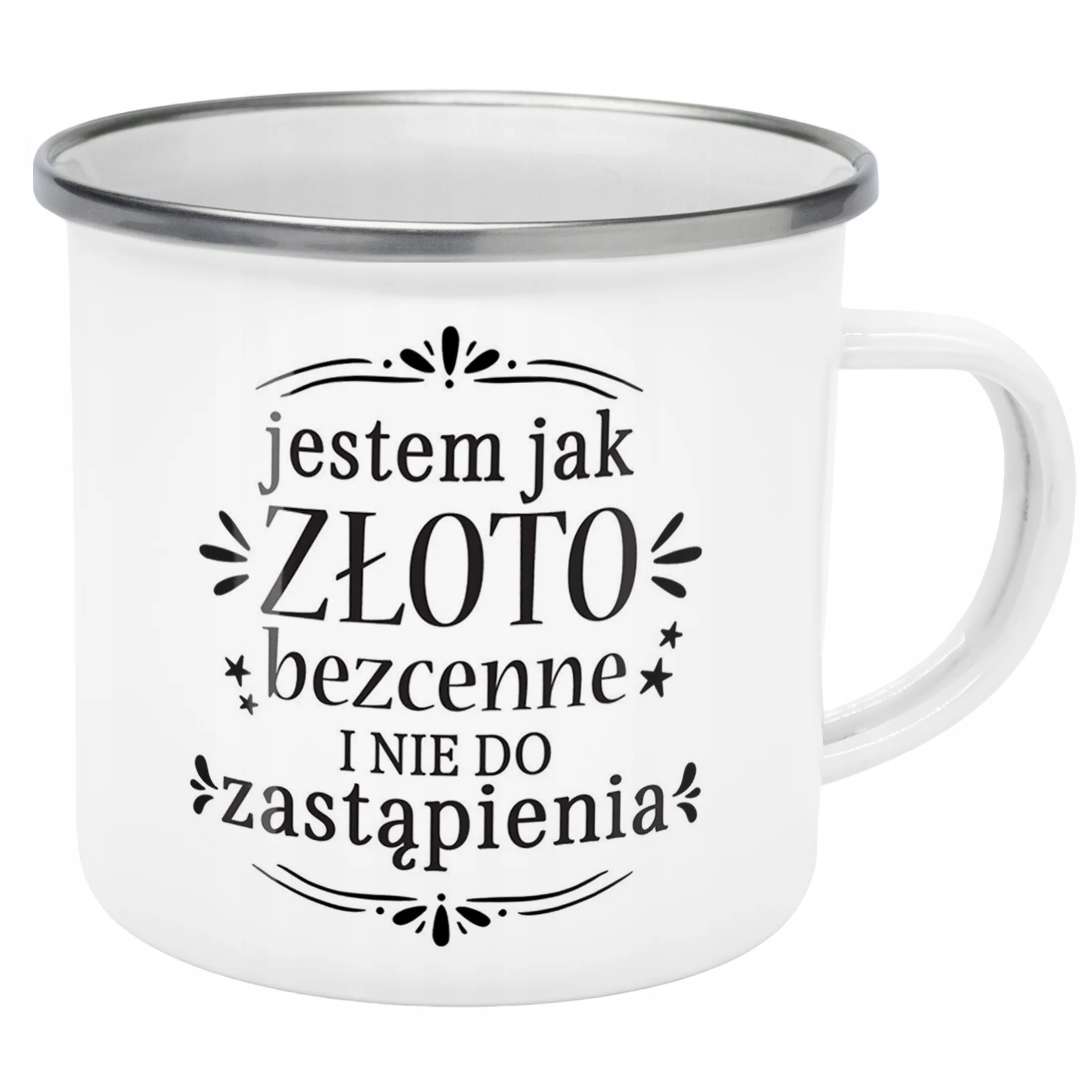 Emaliowany Kubek Garnuszek Dzień Kobiet Dla Kobiety Prezent Upominek