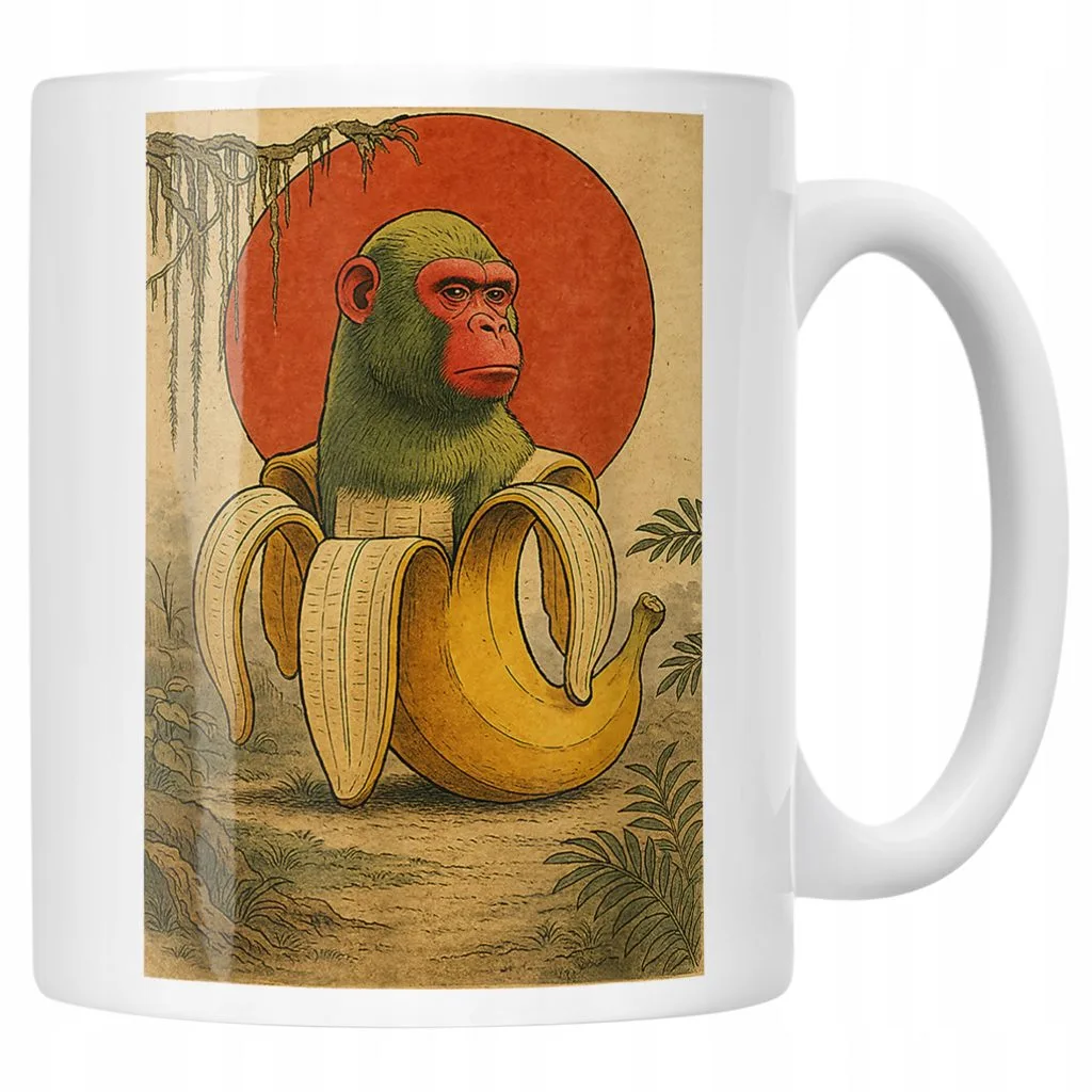 Kubek ceramiczny Chimpanzini Bananini viral tiktok brainrot