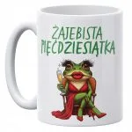 Kubek ceramiczny 330 ml Żajebista 50 Prezent Dla Kobiety Na 50 Urodziny