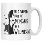 Kubek ceramiczny Nevermore Wednesday Addams Dla Fanów Prezent