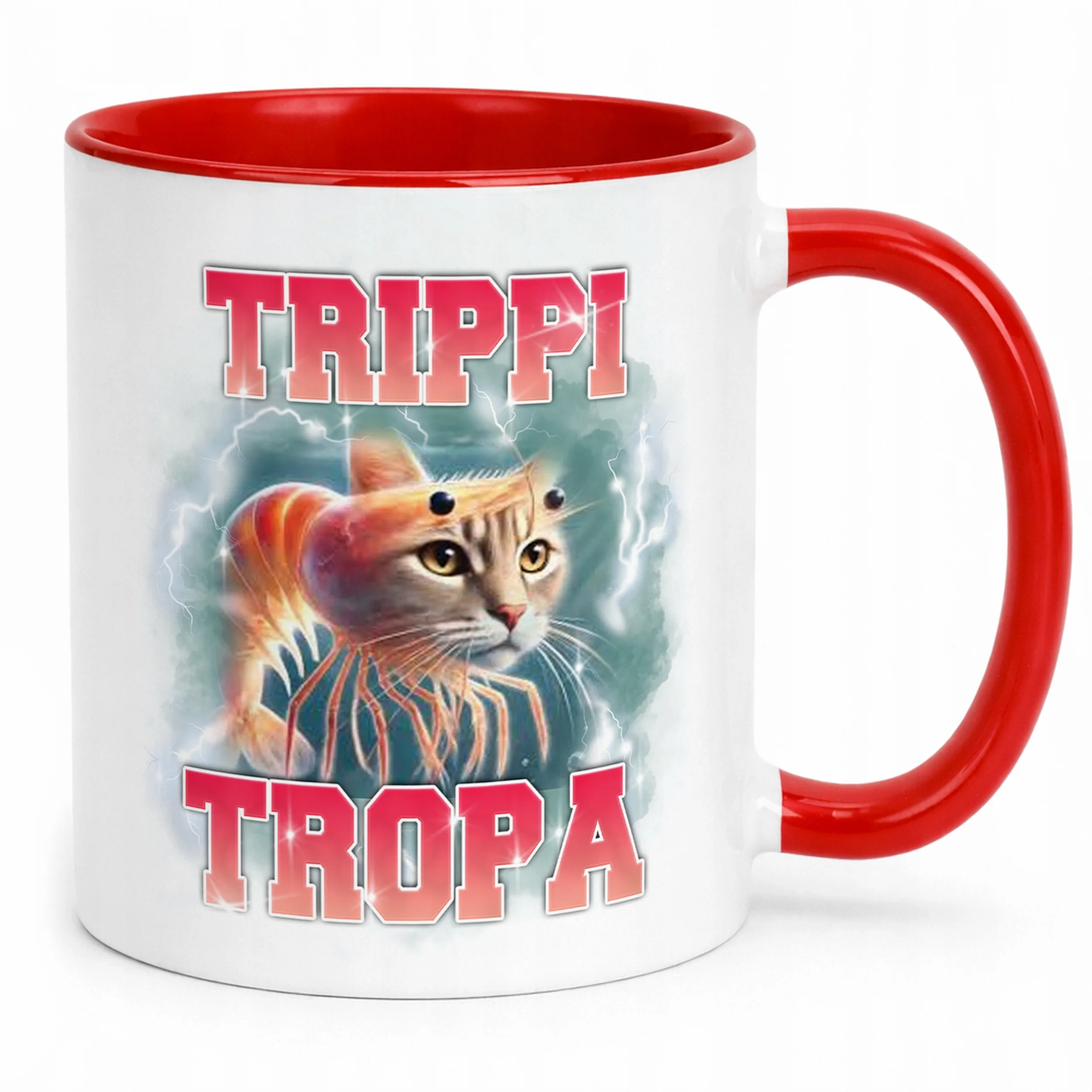 Kubek ceramiczny BRAINROT Trippi Troppi Memy Zabawny TikTok Viral