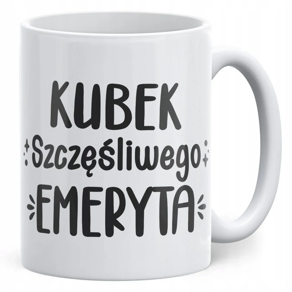 Kubek ceramiczny z okazji Emerytury Dla Emeryta Prezent Upominek
