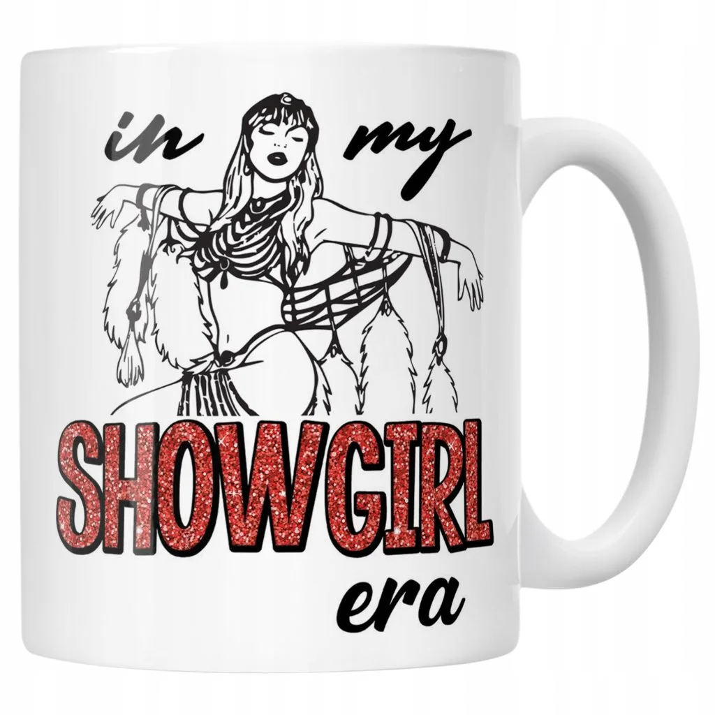 Kubek ceramiczny Taylor Swift The Life Of A Showgirl Dla Fanów Prezent