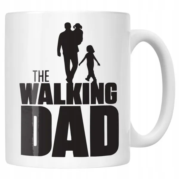 Kubek ceramiczny Dzień Ojca Dla Taty The Walking Dad Prezent