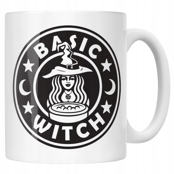 Kubek ceramiczny Halloween Jesień Wiedźma Kawa Prezent Upominek
