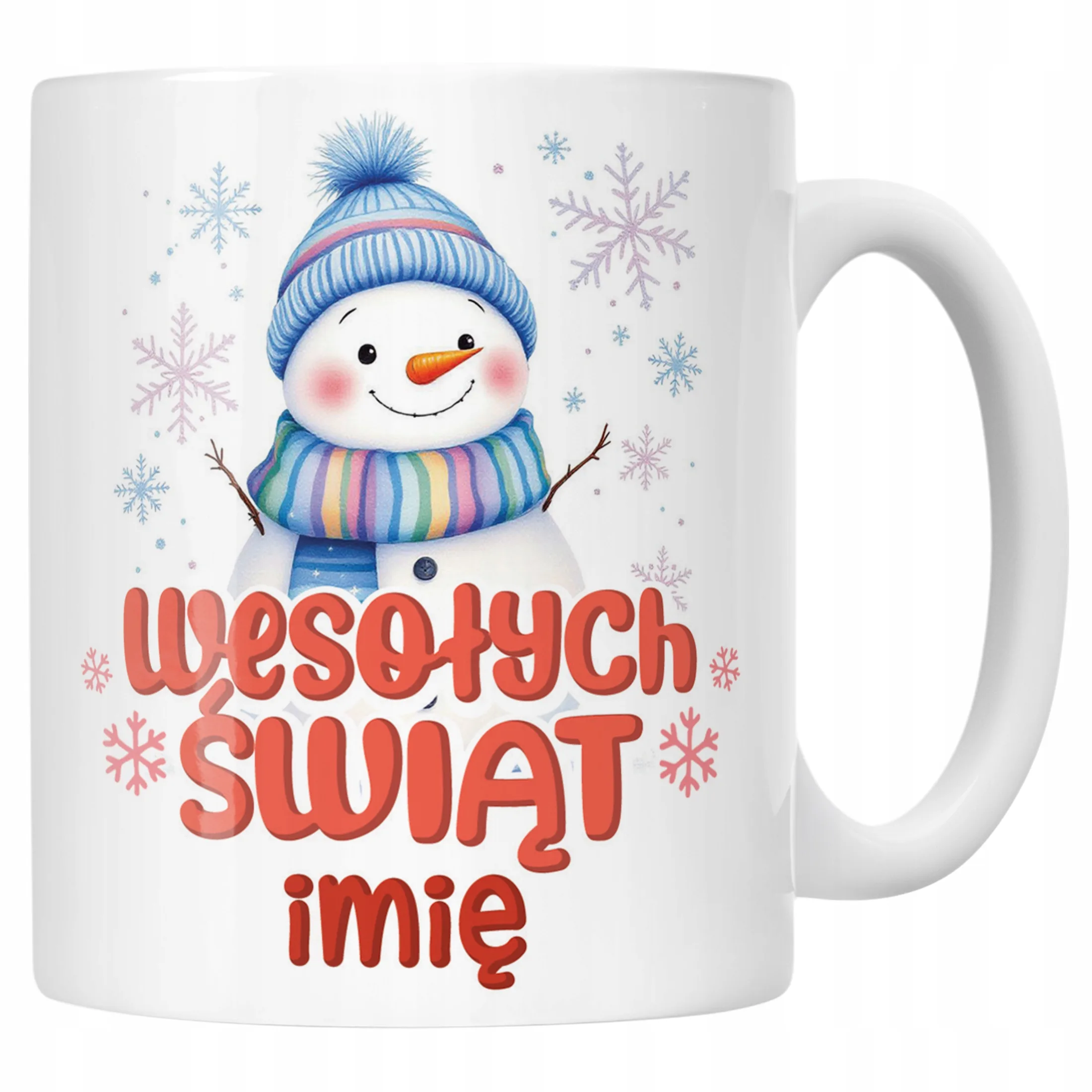 Kubek Ceramiczny Personalizowany Świąteczny Boże Narodzenie Prezent