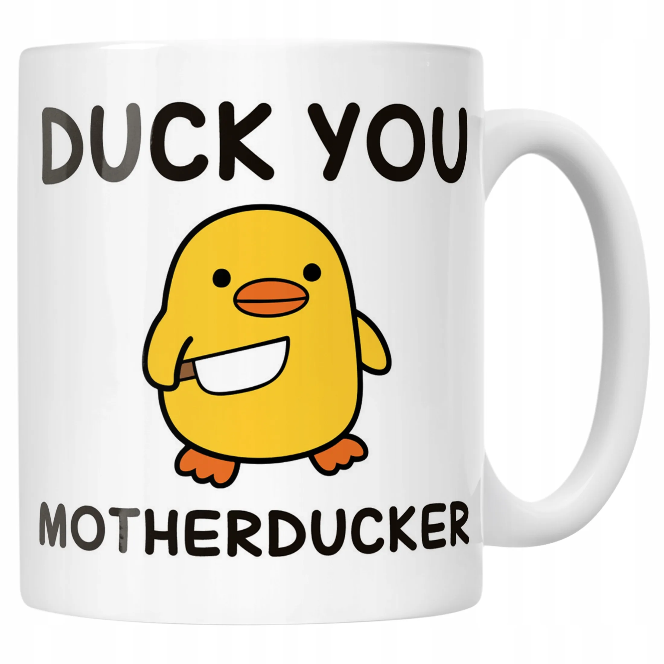 Kubek ceramiczny Duck You Śmieszny Zabawny Prezent