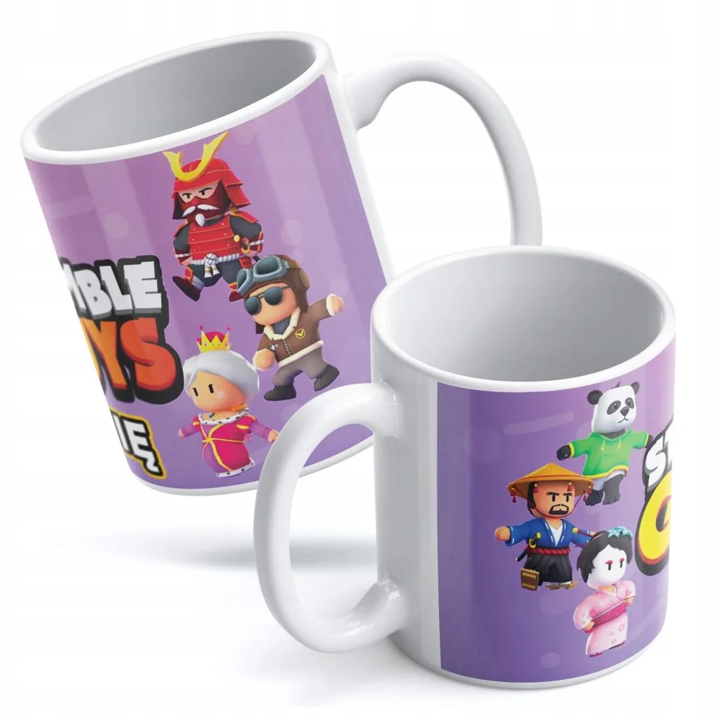 Kubek Stumble Guys Personalizowany z Imieniem Prezent Dla Gracza