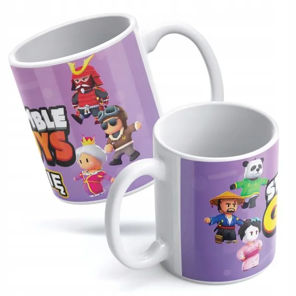 Kubek Stumble Guys Personalizowany z Imieniem Prezent Dla Gracza