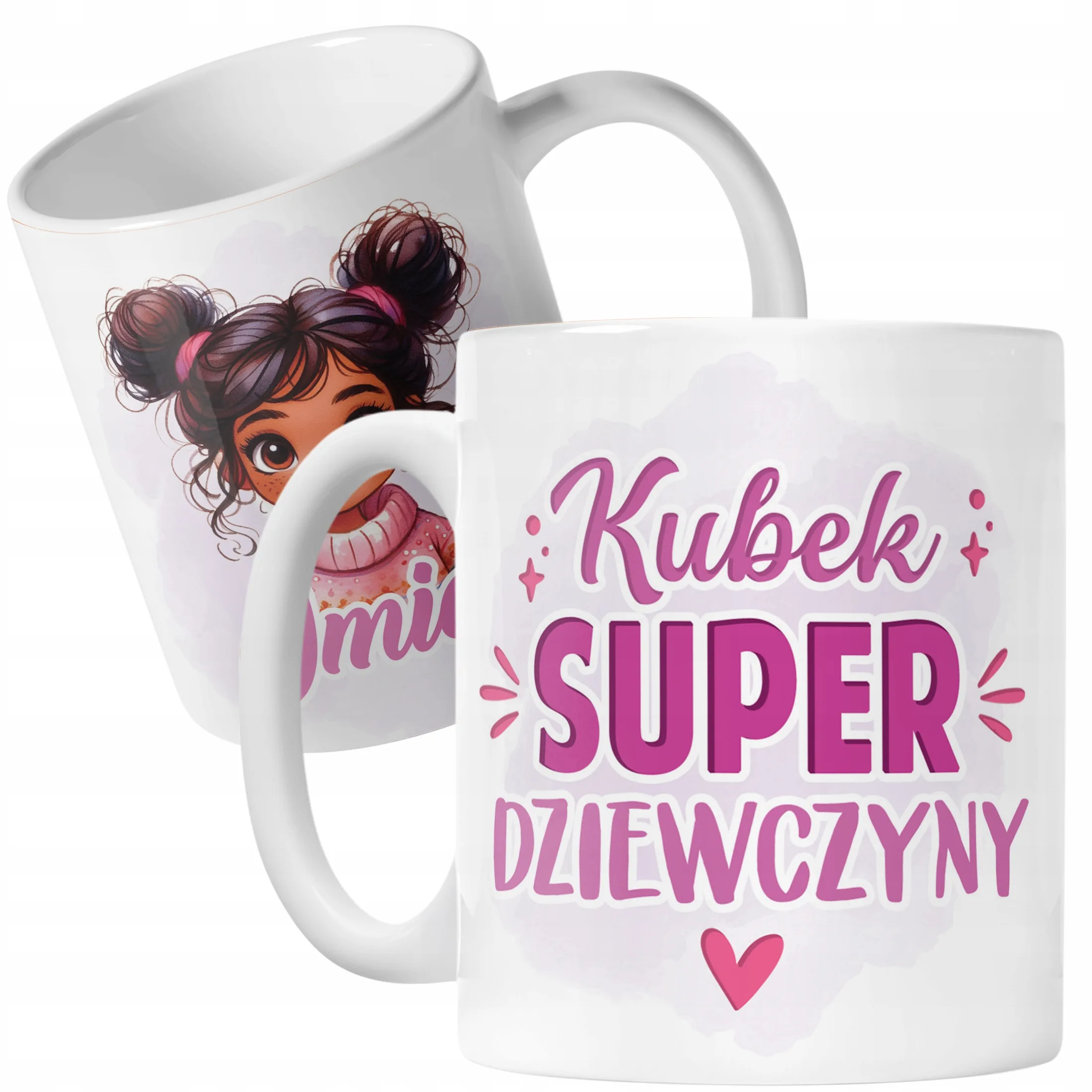 Kubek Ceramiczny Personalizowany Dzień Kobiet Dla Dziewczynki Prezent