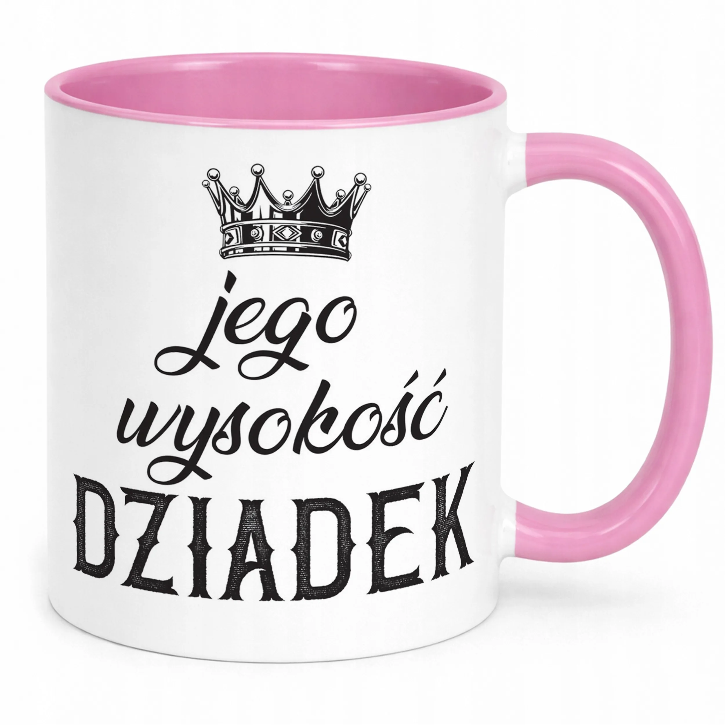 Kubek Różowy Dzień Dziadka Dla Dziadka Prezent Upominek