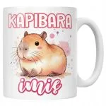 Kubek ceramiczny personalizowany Kapibara Capybara Zwierzak Dla Dzieci