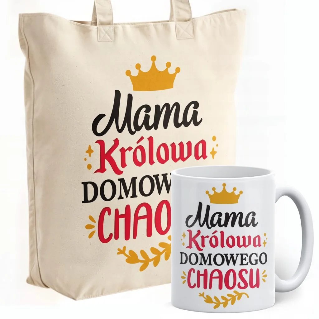 Zestaw Kubek + Torba Premium Dzień Matki Dla Mamy Prezent Upominek