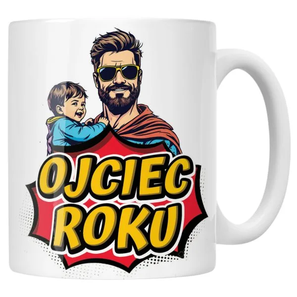 Kubek ceramiczny Dzień Ojca Dla Taty Ojciec Roku Prezent