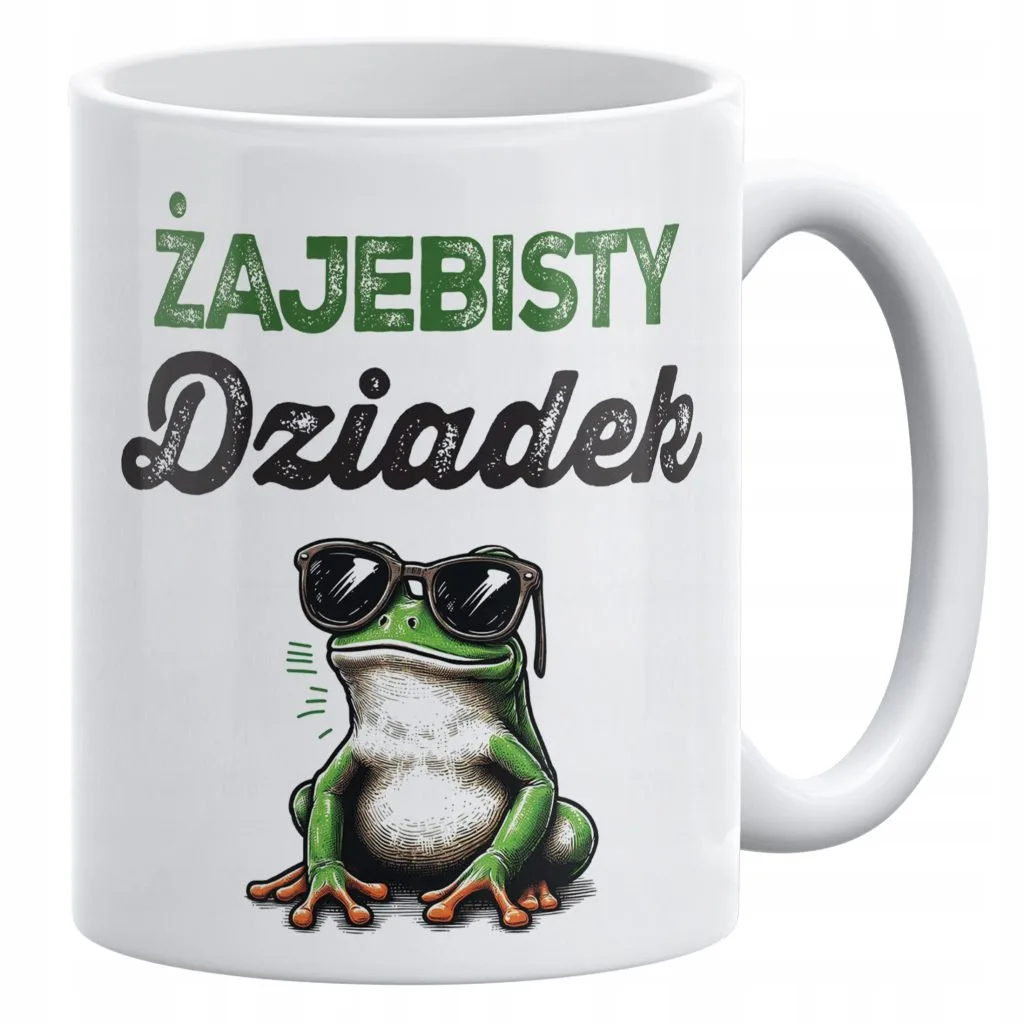 Kubek ceramiczny 330 ml Na Dzień Dziadka Prezent Upominek Żajebisty Dziadek