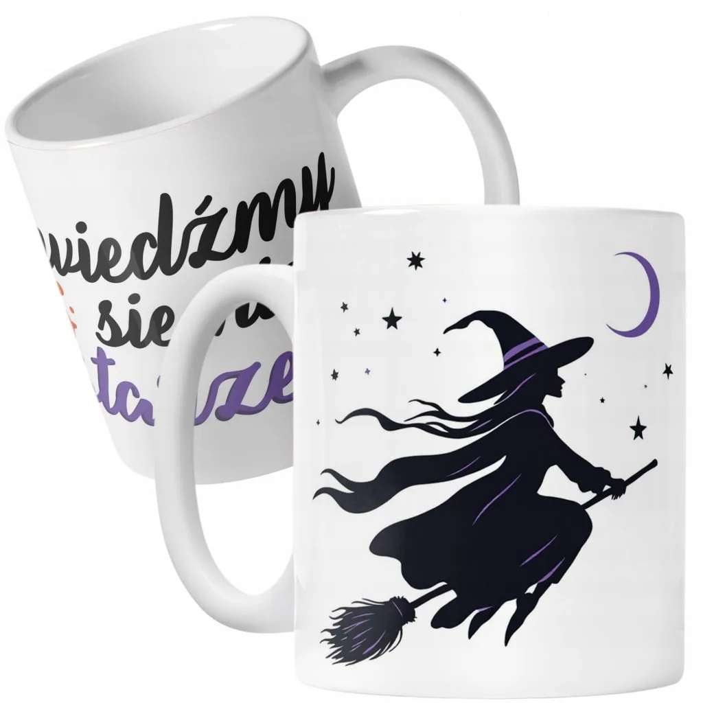 Kubek ceramiczny Halloween Wiedźmy Się Nie Starzeją Dla Kobiety Prezent