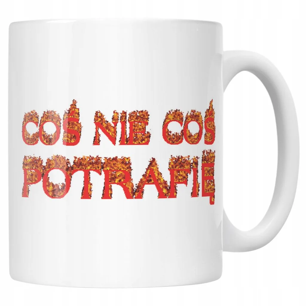 Kubek ceramiczny Coś nie coś potrafię Memy Zabawne Prezent