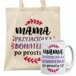 Zestaw Kubek + Torba Dzień Matki Dla Mamy Prezent Upominek