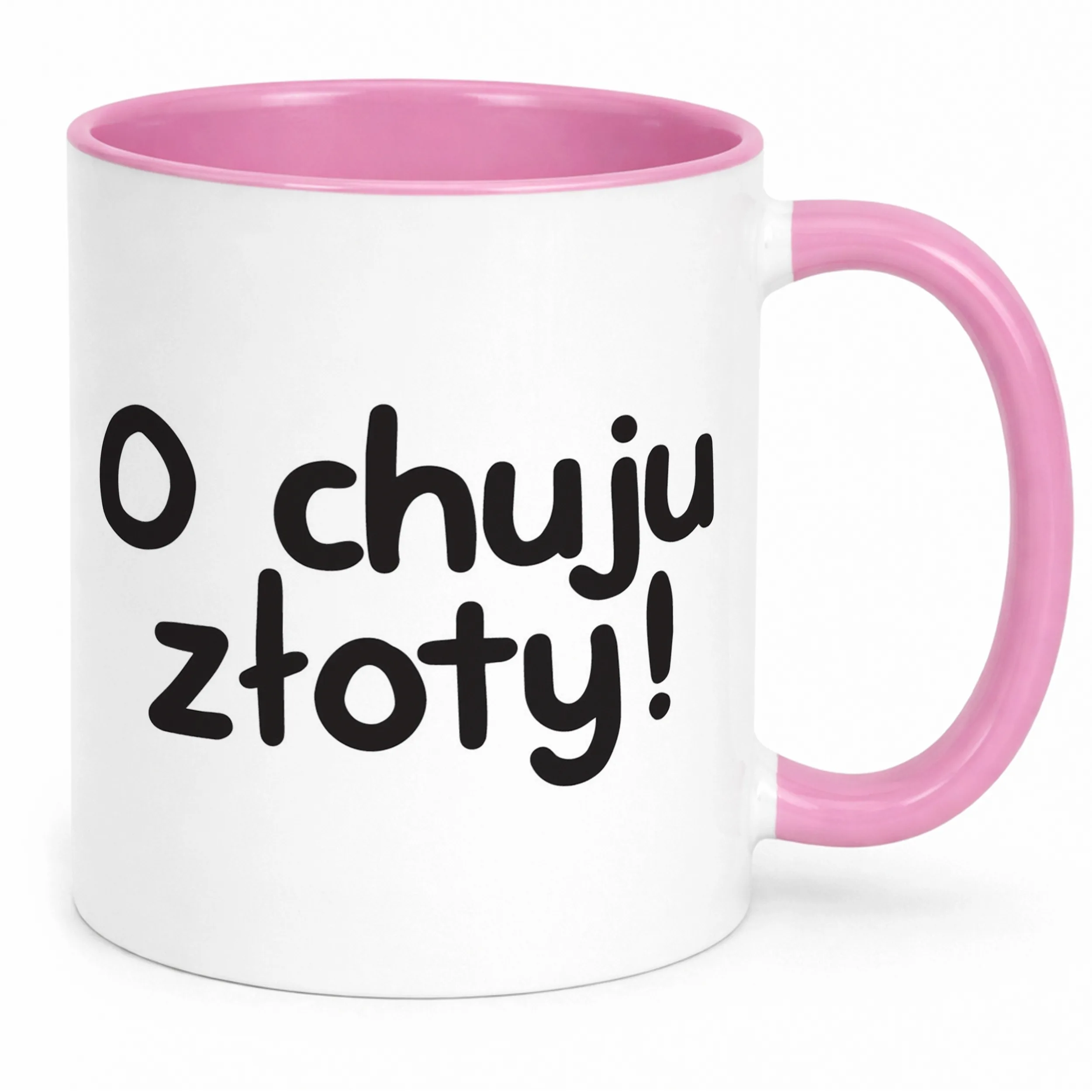 Kubek Różowy O Ch**u Złoty Śmieszny Zabawny Prezent
