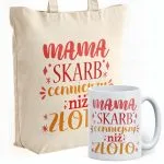 Zestaw Kubek + Torba Premium Dzień Matki Dla Mamy Prezent Upominek