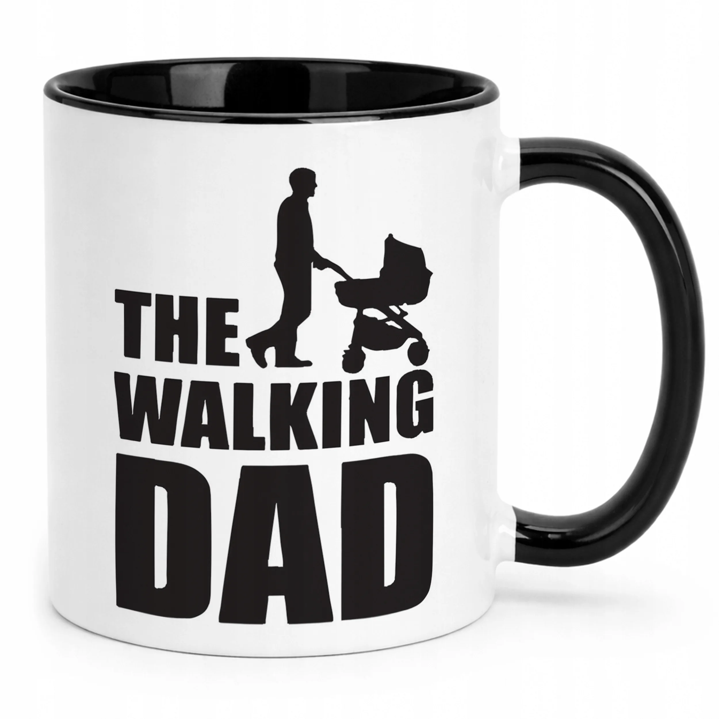 Kubek Czarny Dzień Ojca Dla Taty The Walking Dad Prezent