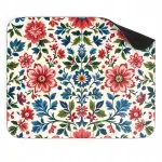 Podkładka pod mysz 22×18 cm Folklor Kwiaty Liście