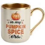 Kubek Premium Złoty Ecru Jesienny Jesień In My Pumpkin Spice Era Prezent