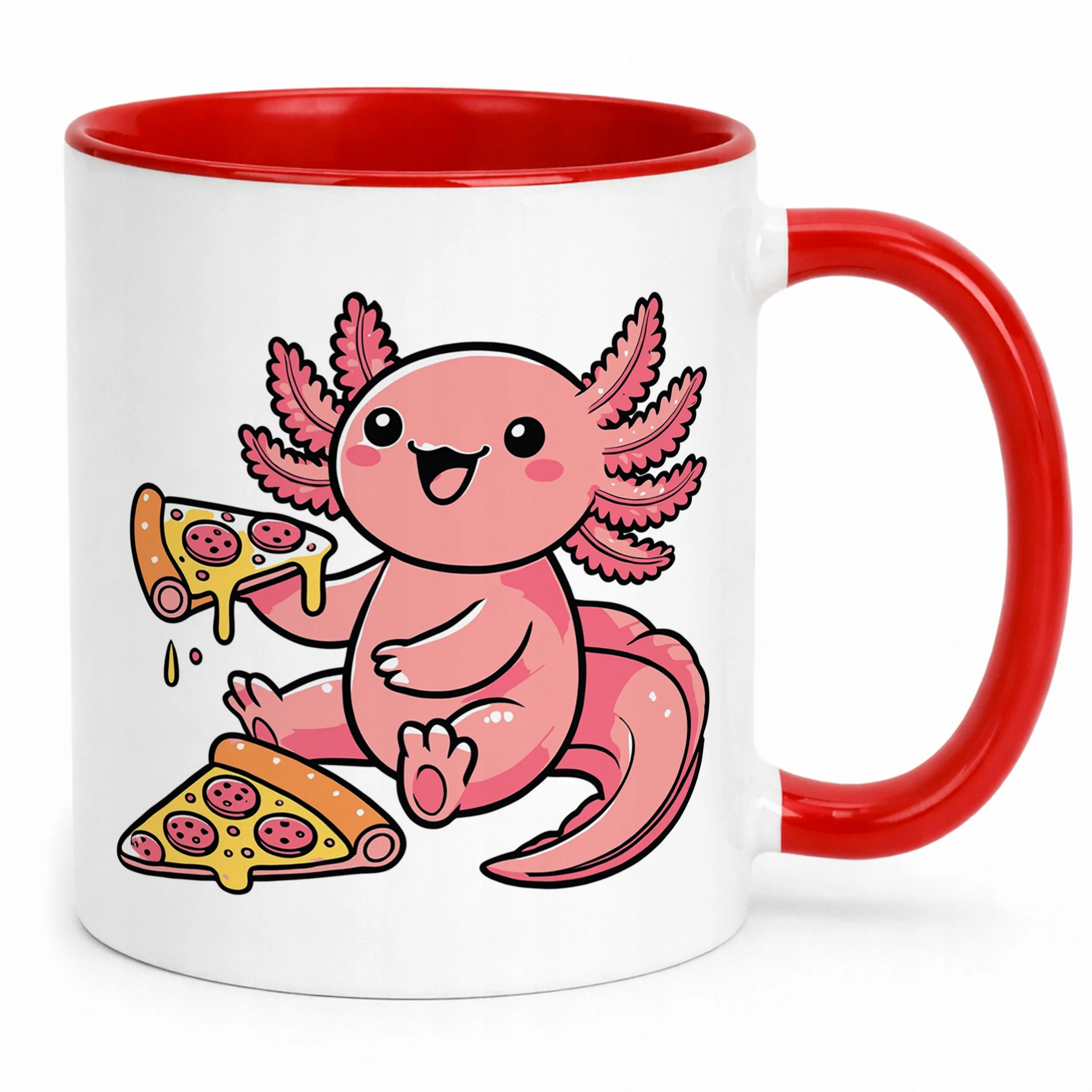 Kubeczek czerwony dla dziewczynki Aksolotl Axolotl Różowy Zwierzak Viral