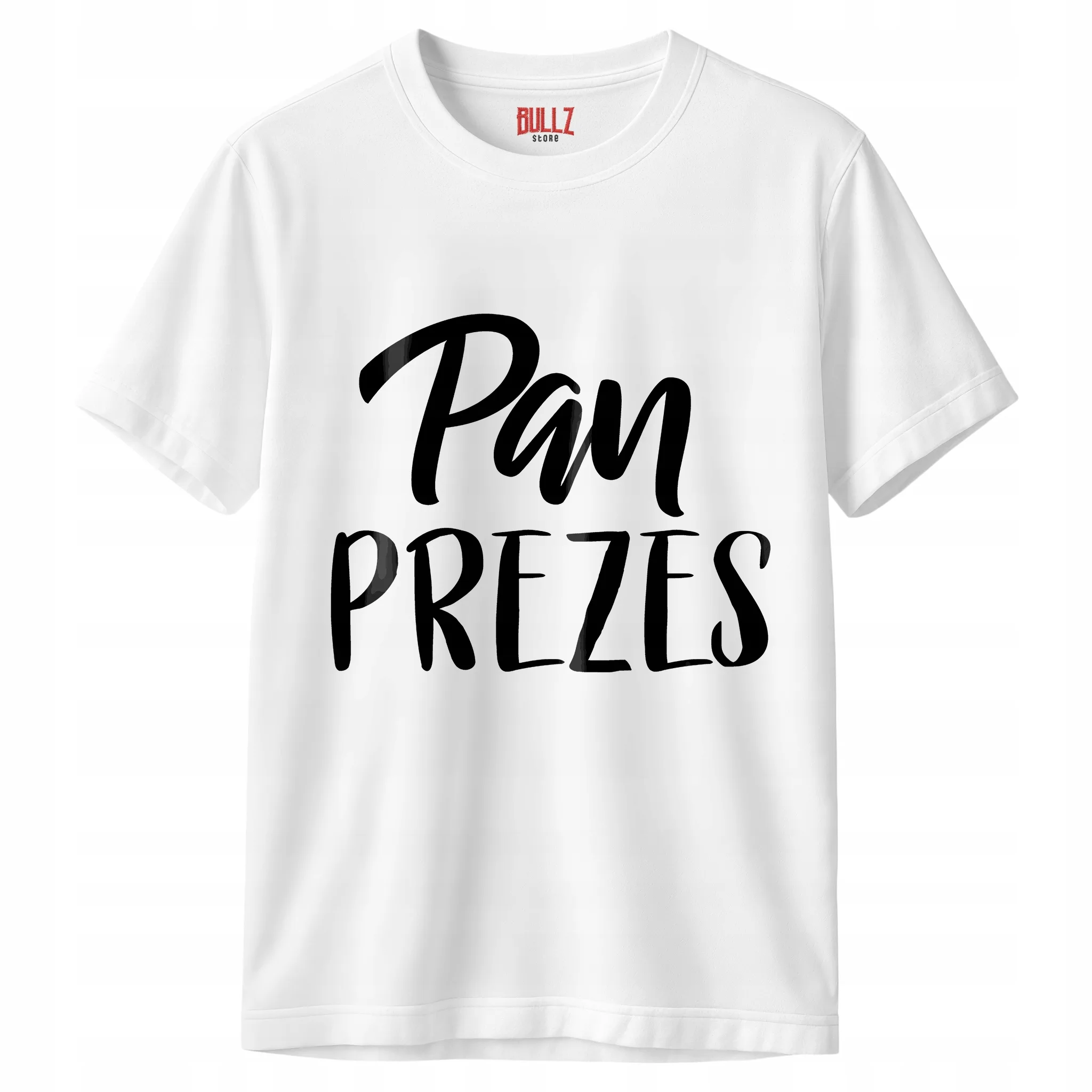 Koszulka biała męska Pan Prezes Zabawny Prezent r. 3XL