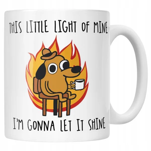 Kubek ceramiczny This Little Light Of Mine Zabawny Prezent