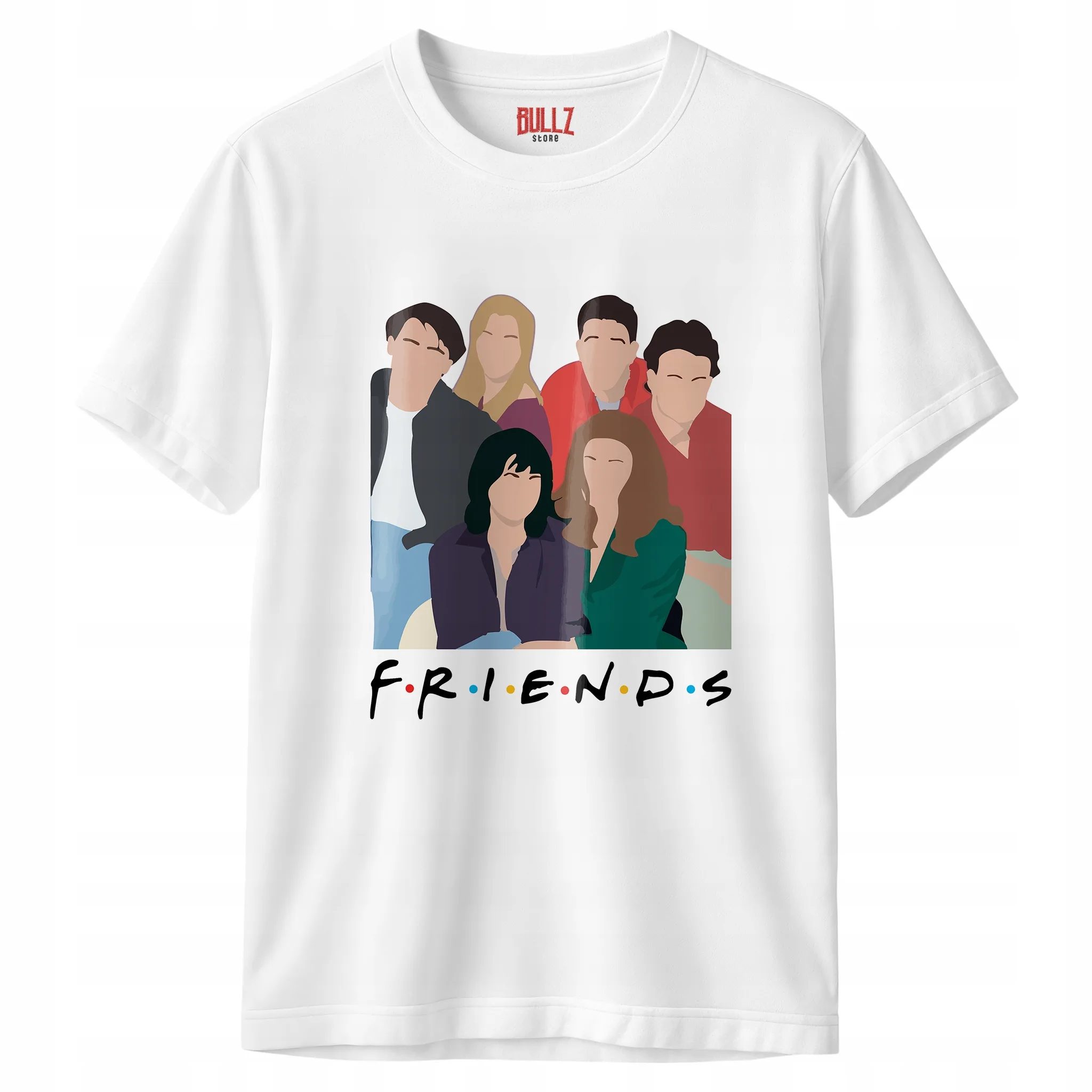 Koszulka biała męska Friends Przyjaciele Dla Fanów Serialu r. 3XL