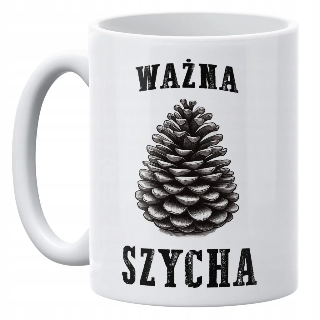 Kubek ceramiczny 330 ml Ważna Szycha Zabawny Prezent Upominek