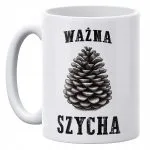 Kubek ceramiczny 330 ml Ważna Szycha Zabawny Prezent Upominek