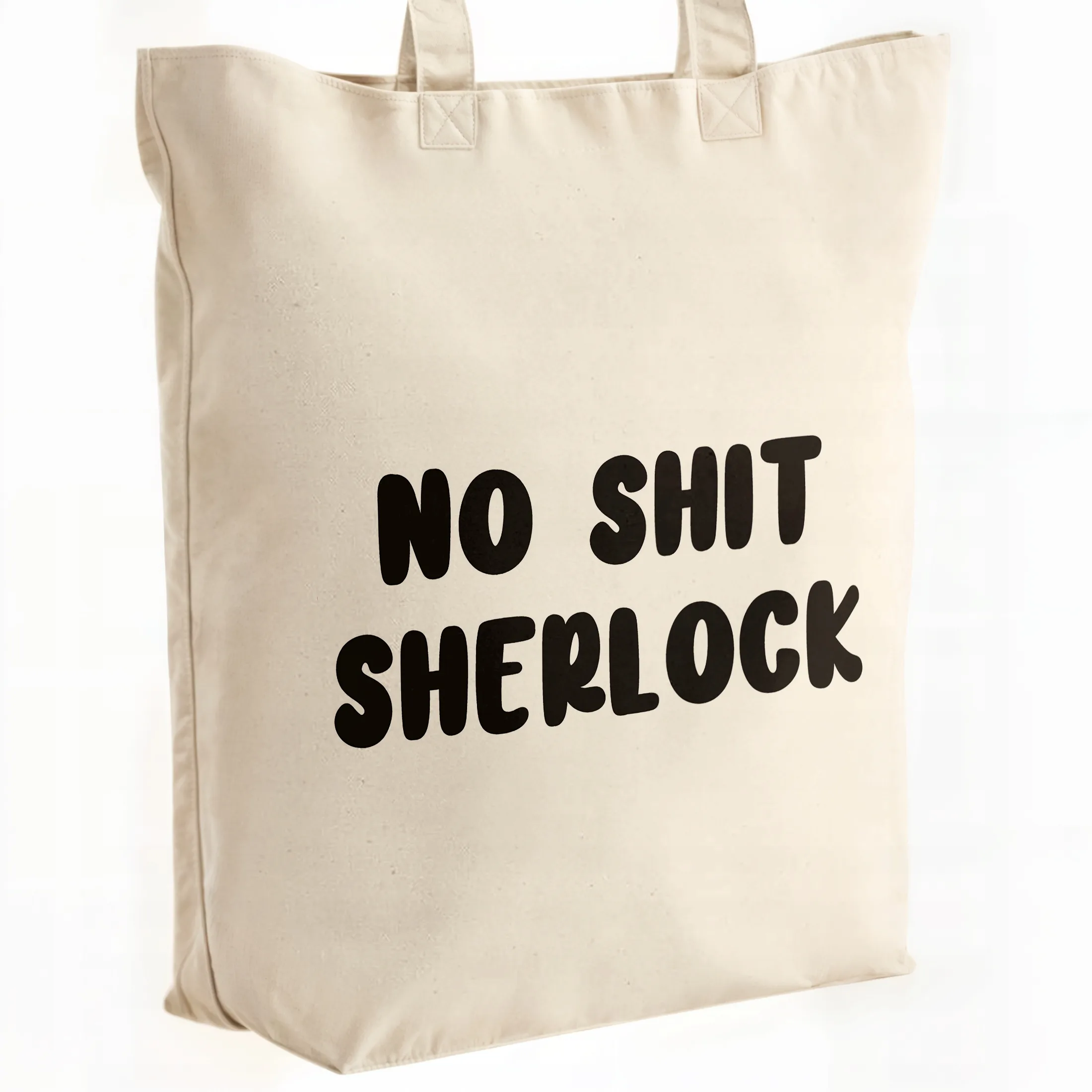 Torba bawełniana premium No Shit Sherlock Zabawny Prezent