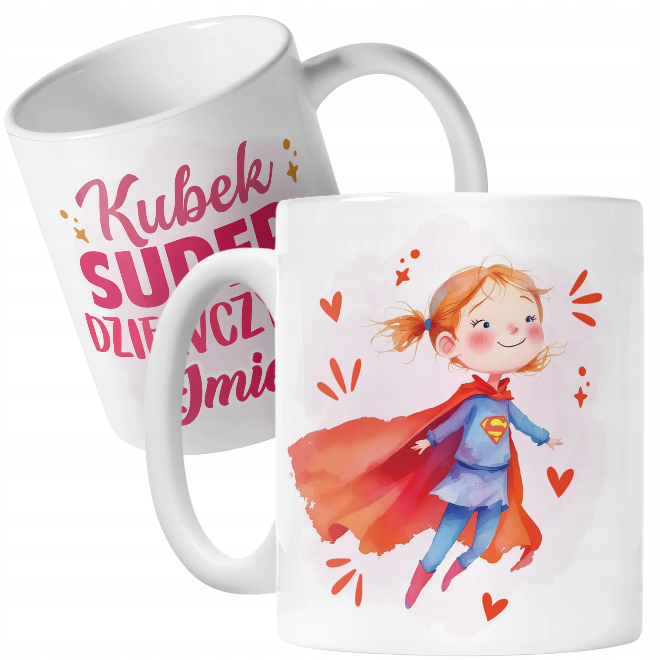 Kubek Ceramiczny Personalizowany Dzień Kobiet Dla Dziewczynki Prezent