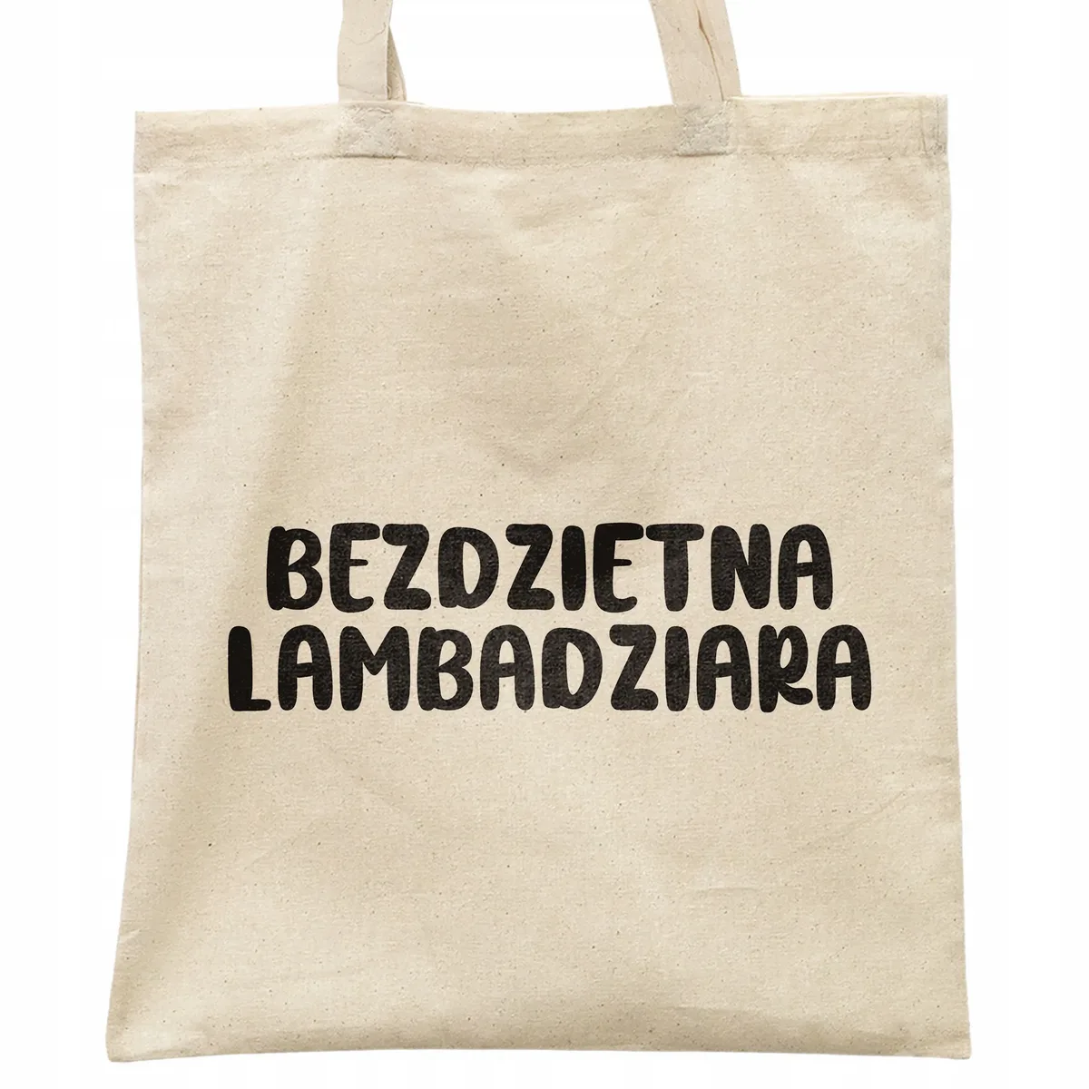 Torba bawełniana na zakupy Bezdzietna Lambadziara Zabawny Prezent