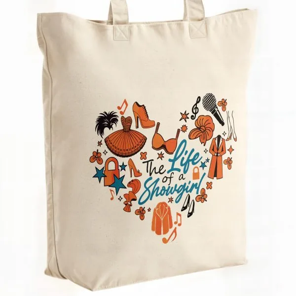 Torba bawełniana premium na zakupy Taylor Swift The Life Of A Showgirl