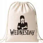 Plecak bawełniana Nevermore Wednesday Dla Fanów Serialu Prezent