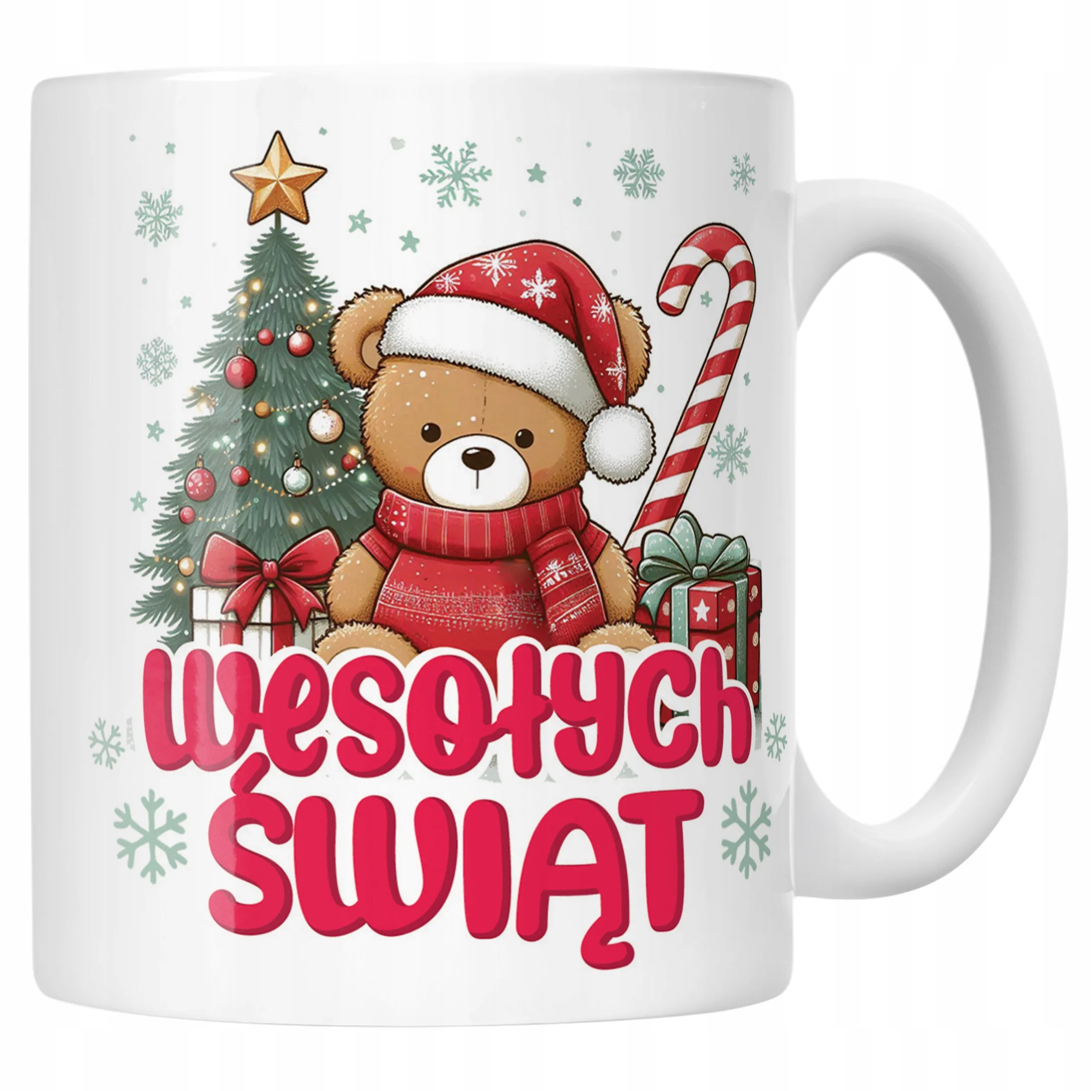 Kubek Ceramiczny Świąteczny Wesołych Świąt Boże Narodzenie Prezent