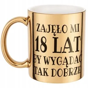 Kubki złote metalizowane
