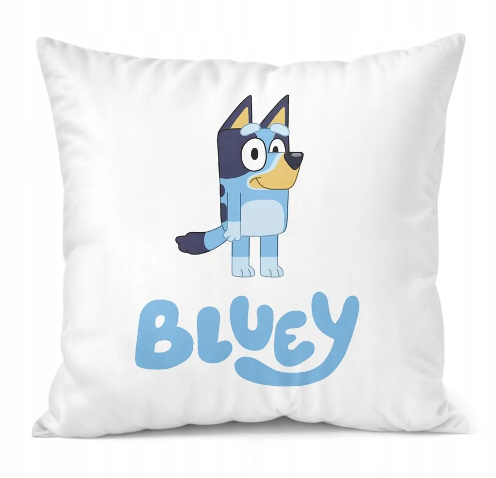 Poduszka 38x38cm Bluey Bingo Dla Fana Bajki Dla Dzieci Prezent
