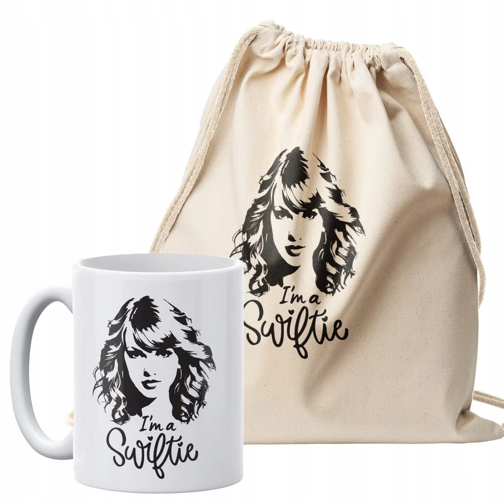 Zestaw plecak bawełniany + kubek Taylor Swift Dla Fanów