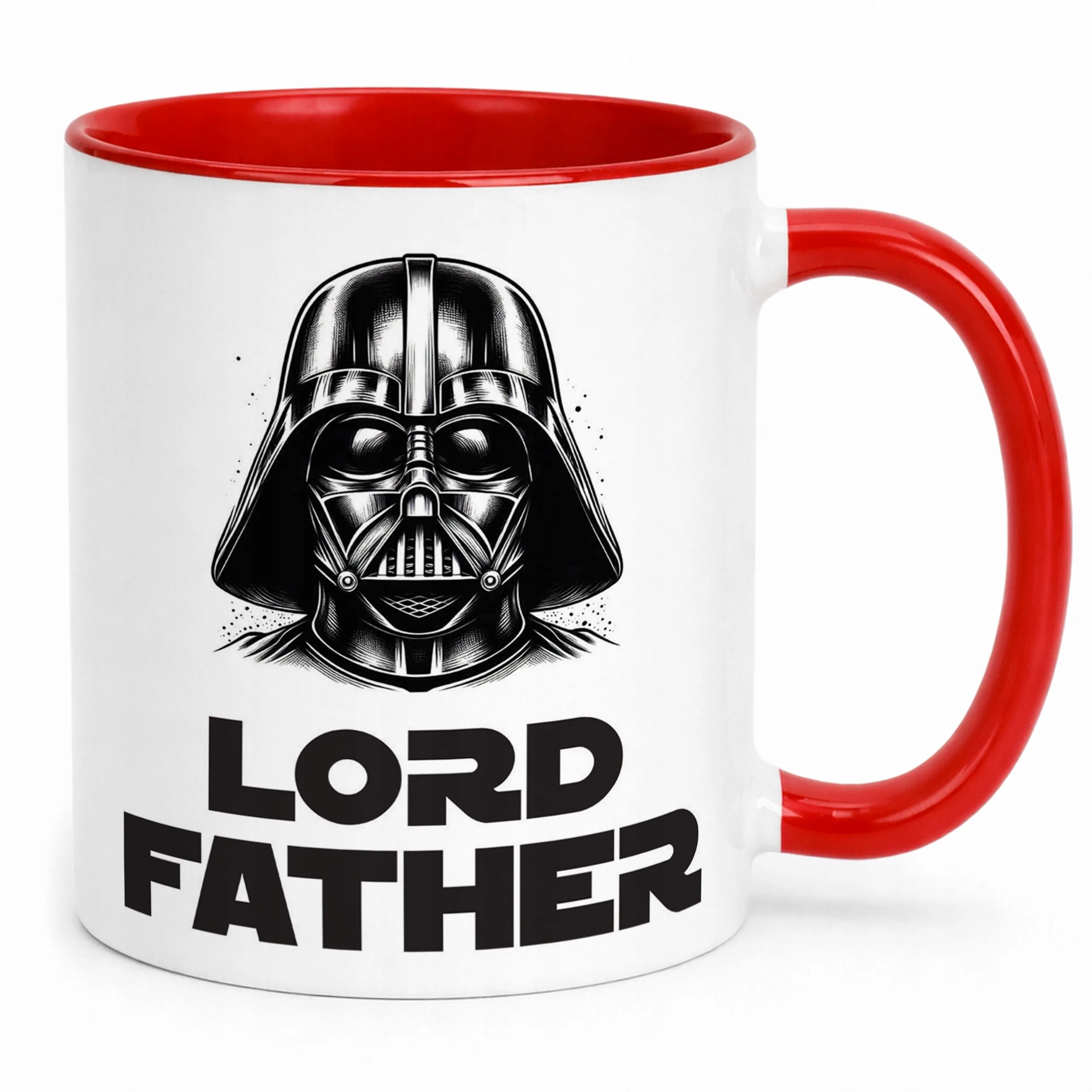 Kubek Czerwony Dzień Ojca Dla Taty Lord Father Prezent