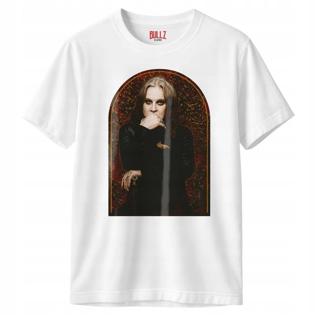 Koszulka biała męska Ozzy Osbourne Black Sabbath Dla Fanów
