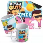 Zestaw Z Imieniem kubek + podkładka pod mysz 22×18 cm STUMBLE GUYS