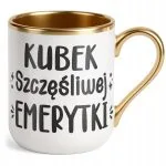 Kubek Premium Złoty Z okazji Emerytury Dla Emerytki Prezent