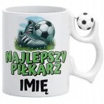 Kubek piłkarski personalizowany Najlepszy Piłkarz Dla Piłkarza Prezent