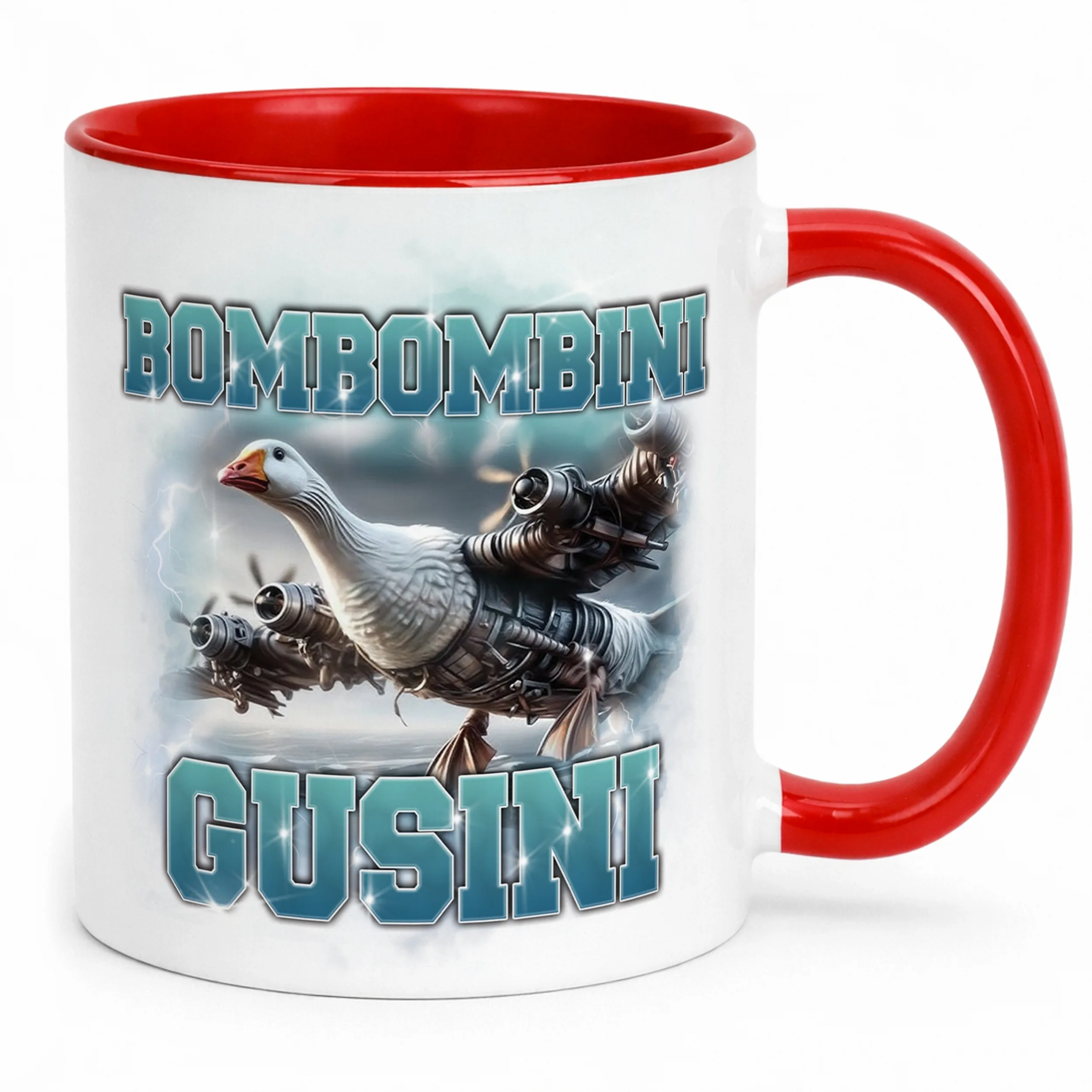 Kubek ceramiczny BRAINROT Bombombini Gusini Memy Zabawny TikTok Viral