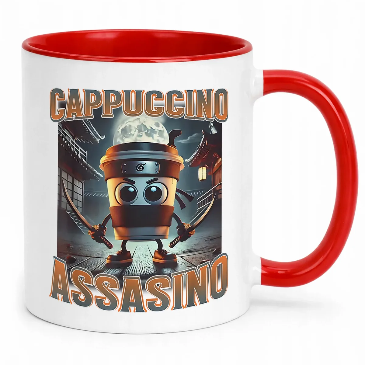 Kubek ceramiczny Cappuccino Assassino viral tiktok brainrot